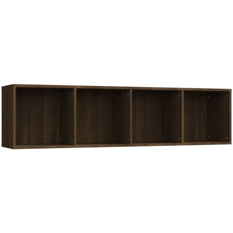 Book Cabinet/TV Cabinet Brown Oak 143x30x36cm Engineered Wood Vidaxl