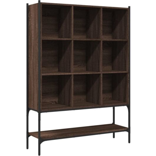 Bookcase Brown Oak 102x30x141.5 cm Engineered Wood Vidaxl