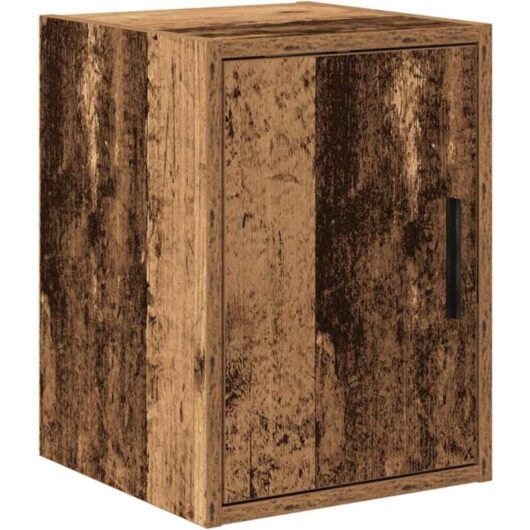 Garage Wall Cabinet Old Wood Engineered Wood Vidaxl