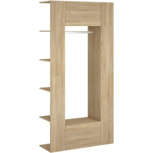Hallway Cabinets 2 pcs Sonoma Oak Engineered Wood Vidaxl