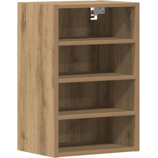 Hanging Cabinet Artisan Oak 40x29.5x60 cm Engineered Wood Vidaxl
