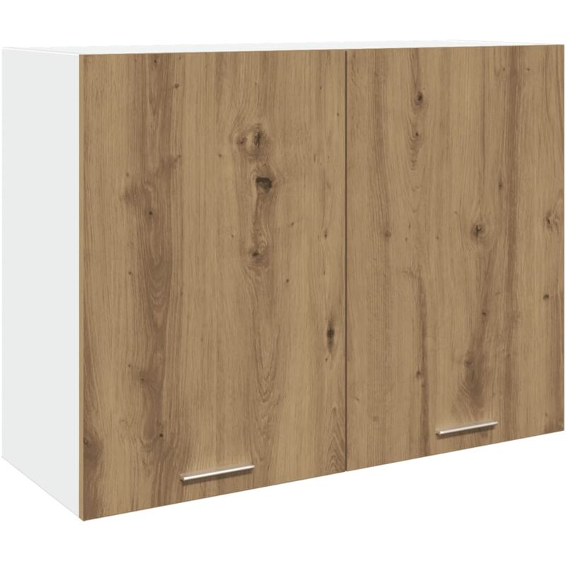 Hanging Cabinet Artisan Oak 80x31x60 cm Engineered Wood Vidaxl