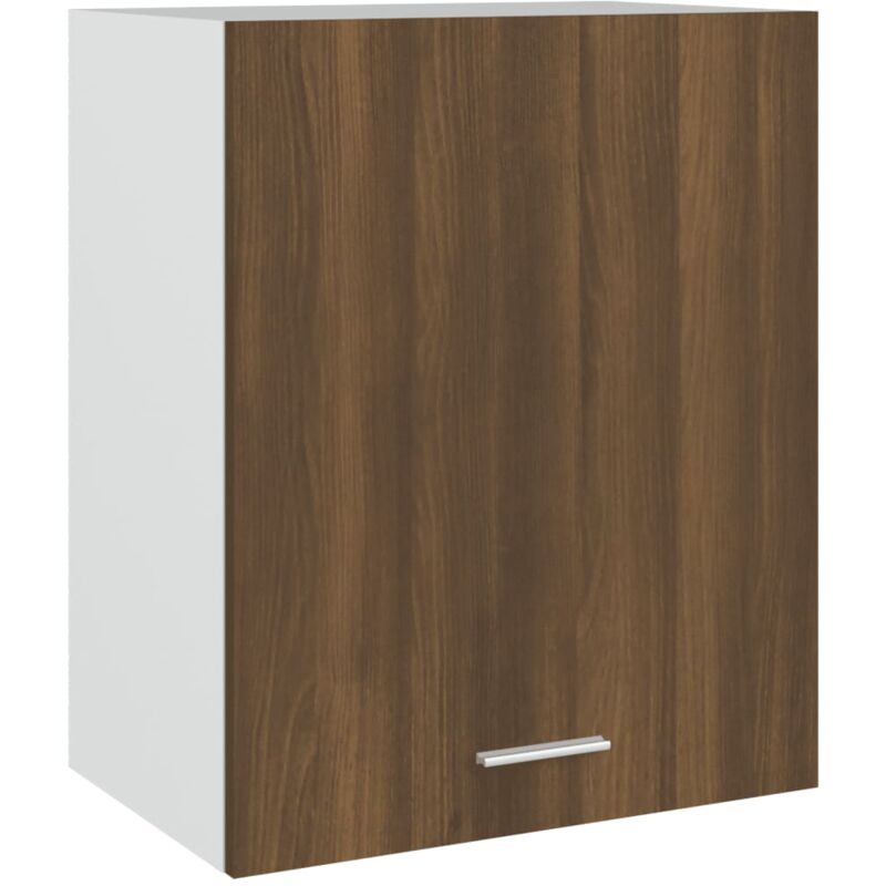 Hanging Cabinet Brown Oak 50x31x60 cm Engineered Wood Vidaxl