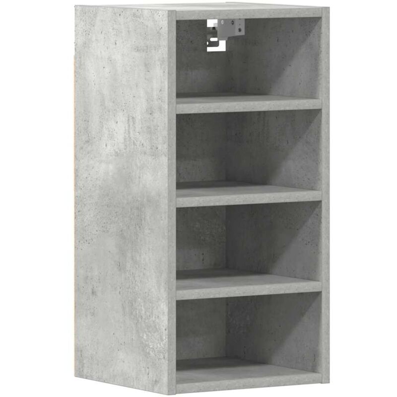 Hanging Cabinet Concrete Grey 30x29.5x60 cm Engineered Wood Vidaxl