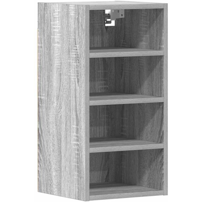 Hanging Cabinet Grey Sonoma 30x29.5x60 cm Engineered Wood Vidaxl