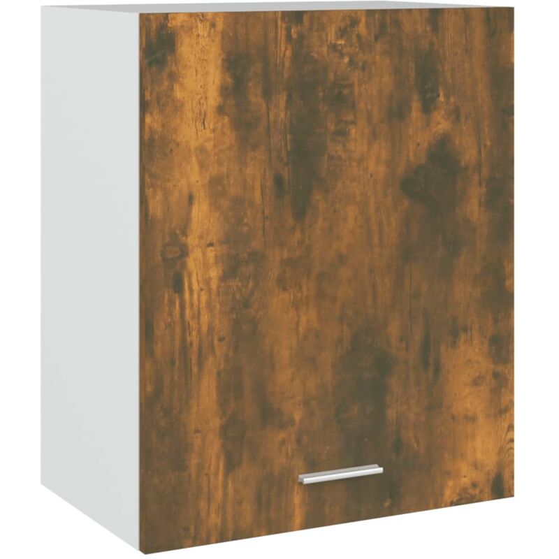Hanging Cabinet Smoked Oak 50x31x60 cm Engineered Wood Vidaxl