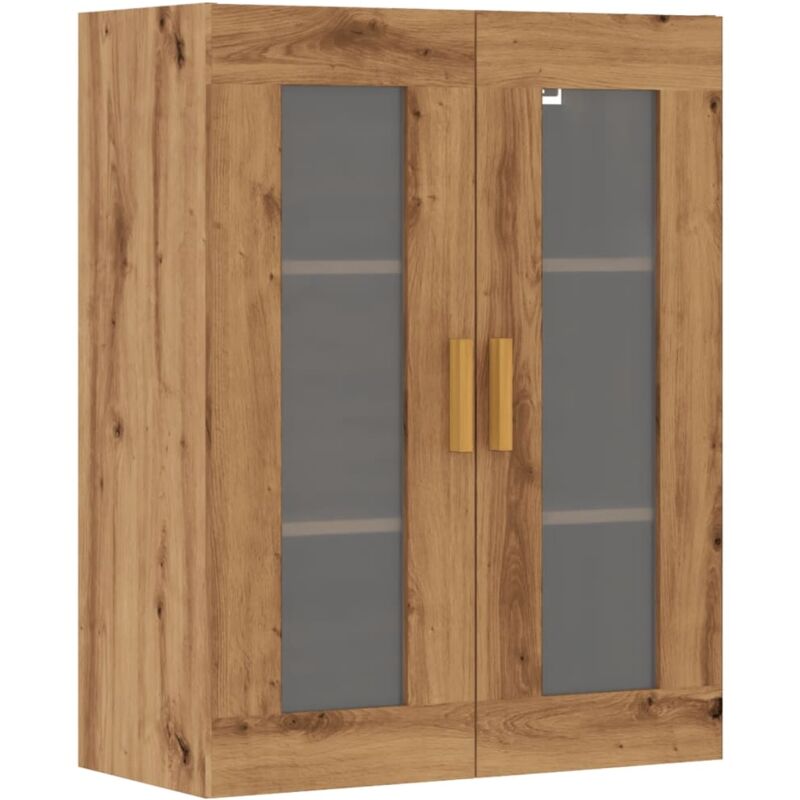 Hanging Wall Cabinet Artisian Oak 69.5x34x90 cm Vidaxl