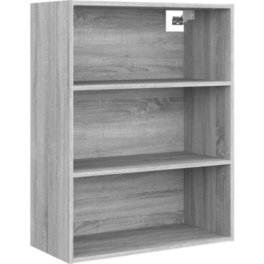 Hanging Wall Cabinet Grey Sonoma 69.5x32.5x90 cm Vidaxl