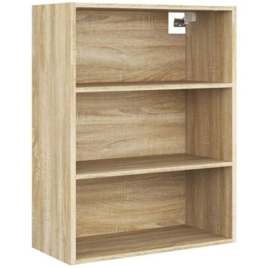 Hanging Wall Cabinet Sonoma Oak 69.5x32.5x90 cm Vidaxl