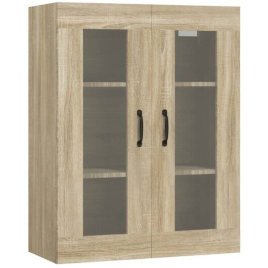 Hanging Wall Cabinet Sonoma Oak 69.5x34x90 cm Vidaxl