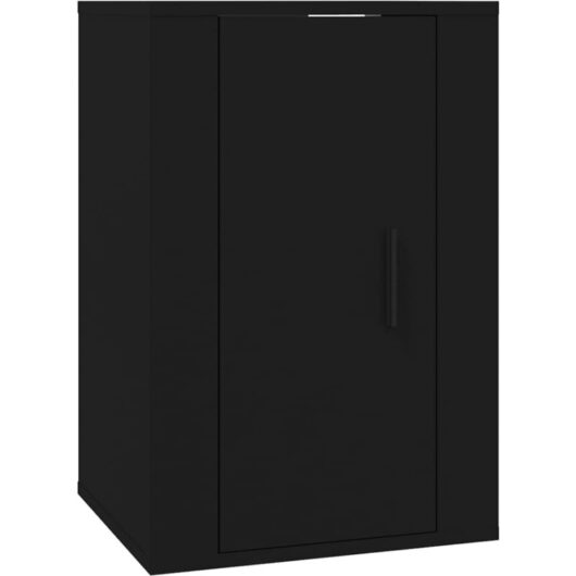 Jinlefu - Wall Mounted tv Cabinet Black 40x34.5x60 cm vidaXL