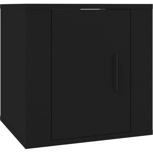 Jinlefu - Wall Mounted tv Cabinet Black 40x34,5x40 cm vidaXL