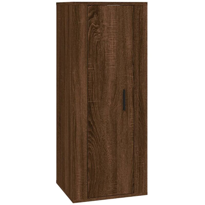 Jinlefu - Wall Mounted tv Cabinet Brown Oak 40x34,5x100 cm vidaXL