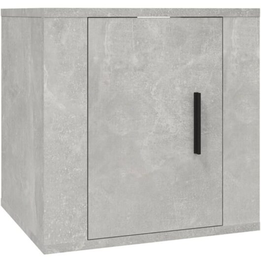 Jinlefu - Wall Mounted tv Cabinet Concrete Grey 40x34,5x40 cm vidaXL