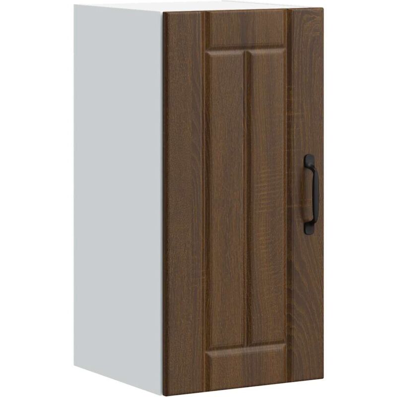 Kitchen Wall Cabinet Lucca Brown Oak Engineered Wood vidaXL