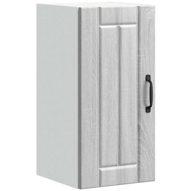Kitchen Wall Cabinet Lucca Grey Sonoma Engineered Wood Vidaxl