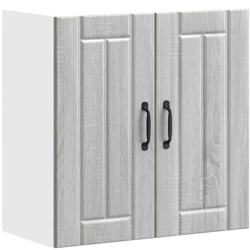 Kitchen Wall Cabinet Lucca Grey Sonoma Engineered Wood vidaXL