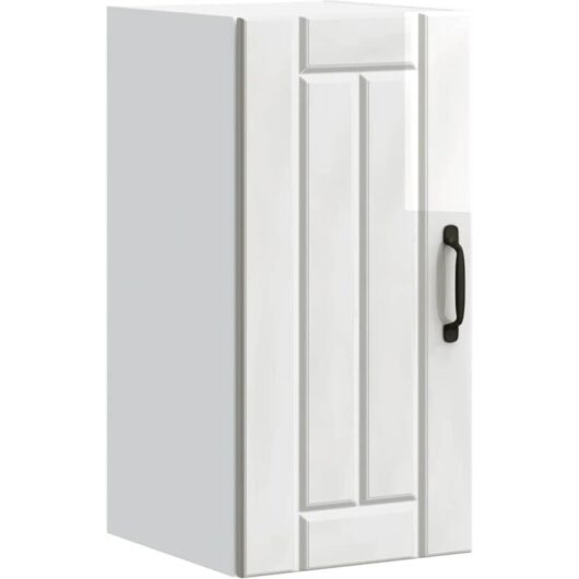 Kitchen Wall Cabinet Lucca High Gloss White Engineered Wood Vidaxl