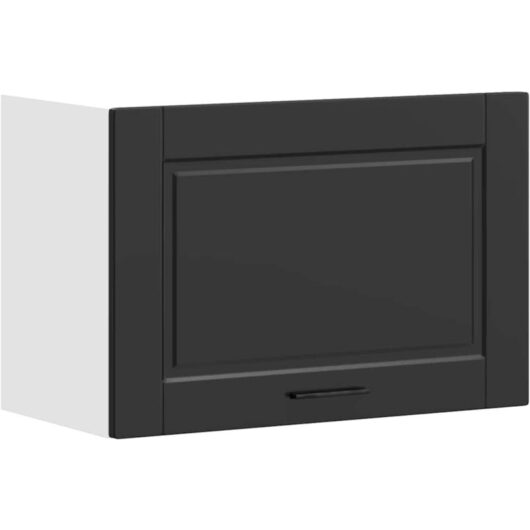 Kitchen Wall Cabinet Porto Black Engineered Wood Vidaxl