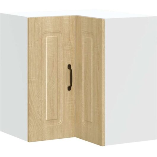Kitchen Wall Corner Cabinet Kalmar Sonoma Oak Engineered Wood Vidaxl