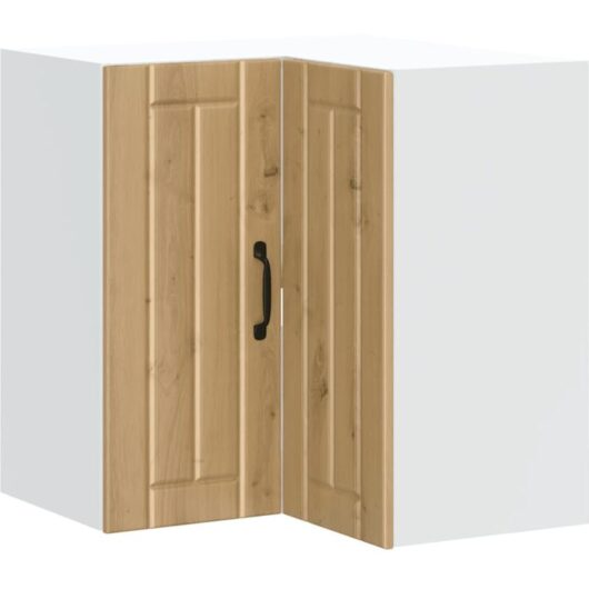 Kitchen Wall Corner Cabinet Lucca Artisan Oak Engineered Wood Vidaxl