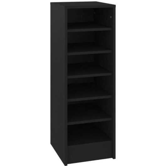 Shoe Cabinet Black 31.5x35x90 cm Engineered Wood vidaXL