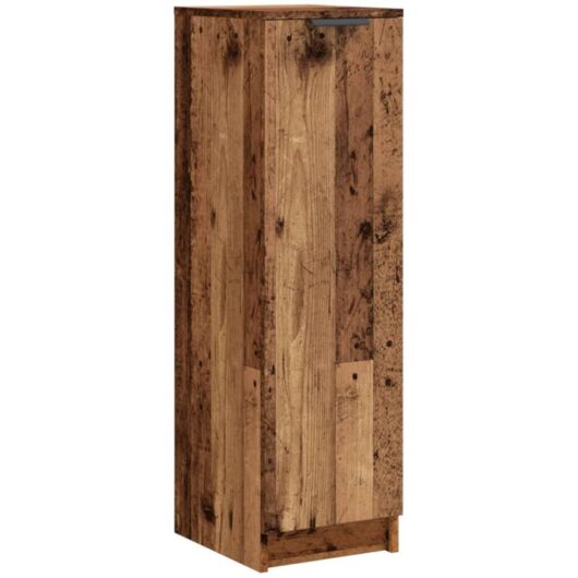 Shoe Cabinet Old Wood 29.5x35x100.5 cm Engineered Wood vidaXL