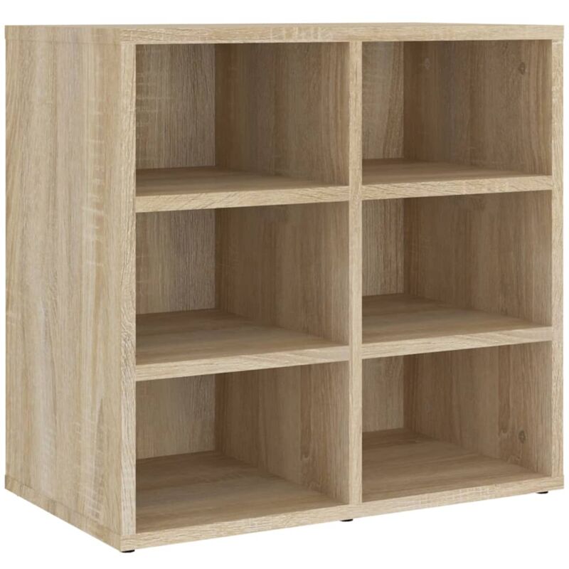 Shoe Cabinet Sonoma Oak 52.5x30x50 cm Vidaxl
