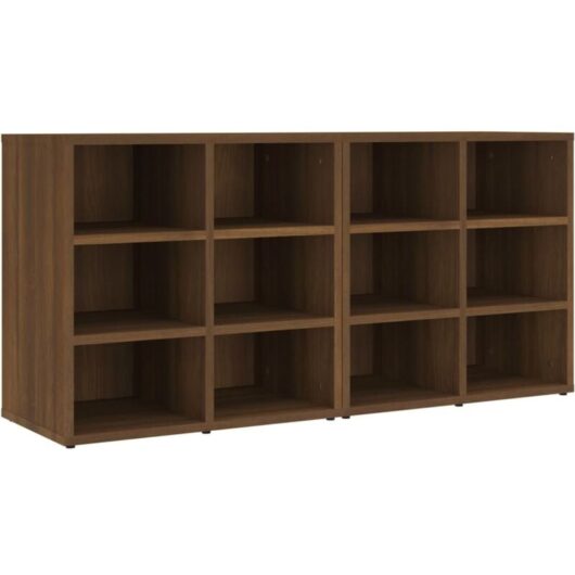 Shoe Cabinets 2 pcs Brown Oak 52.5x30x50 cm Vidaxl