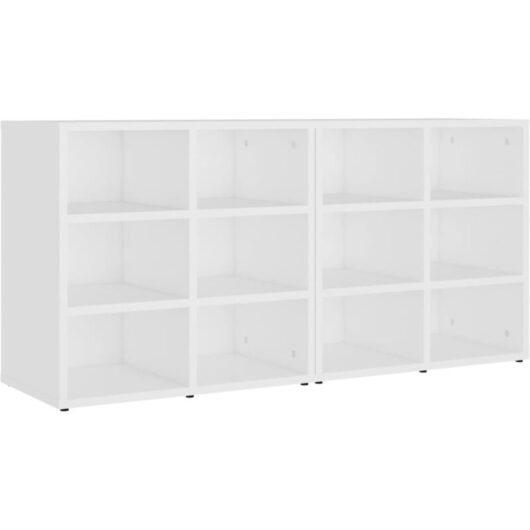 Shoe Cabinets 2 pcs White 52.5x30x50 cm Vidaxl