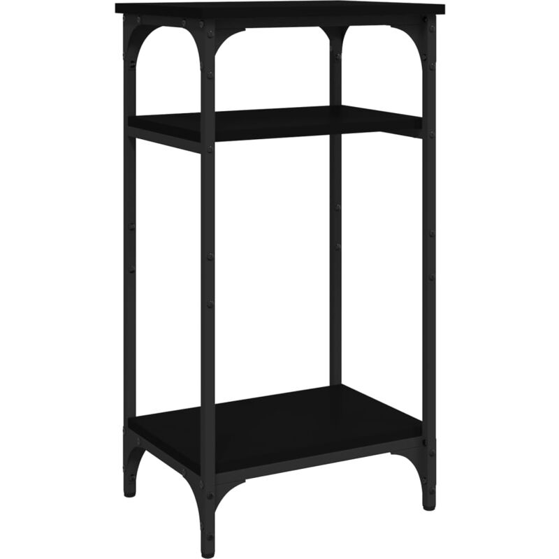 Side Table Black 40x30x75 cm Engineered Wood Vidaxl