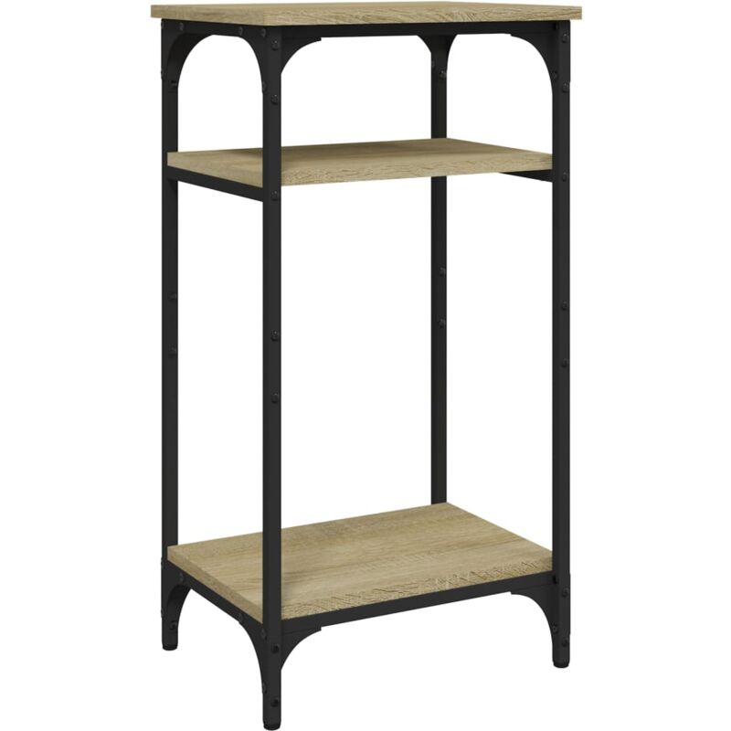 Side Table Sonoma Oak 40x30x75 cm Engineered Wood Vidaxl