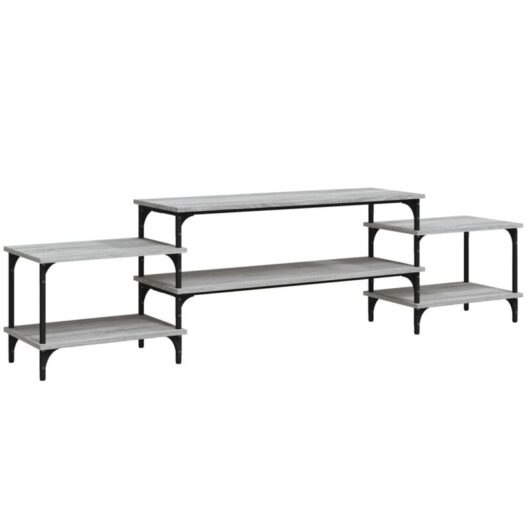 TV Cabinet Grey Sonoma 197x35x52 cm Engineered Wood vidaXL