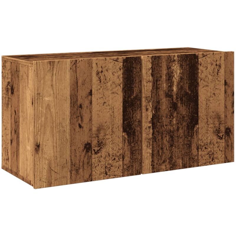 TV Cabinet Wall-mounted Old Wood 80x30x41 cm vidaXL