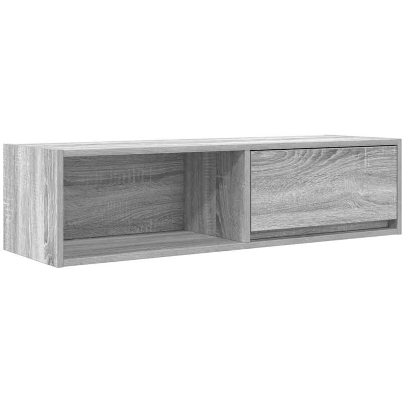 Tv Cabinet Grey Sonoma 100x31x25.5 cm Engineered Wood Vidaxl