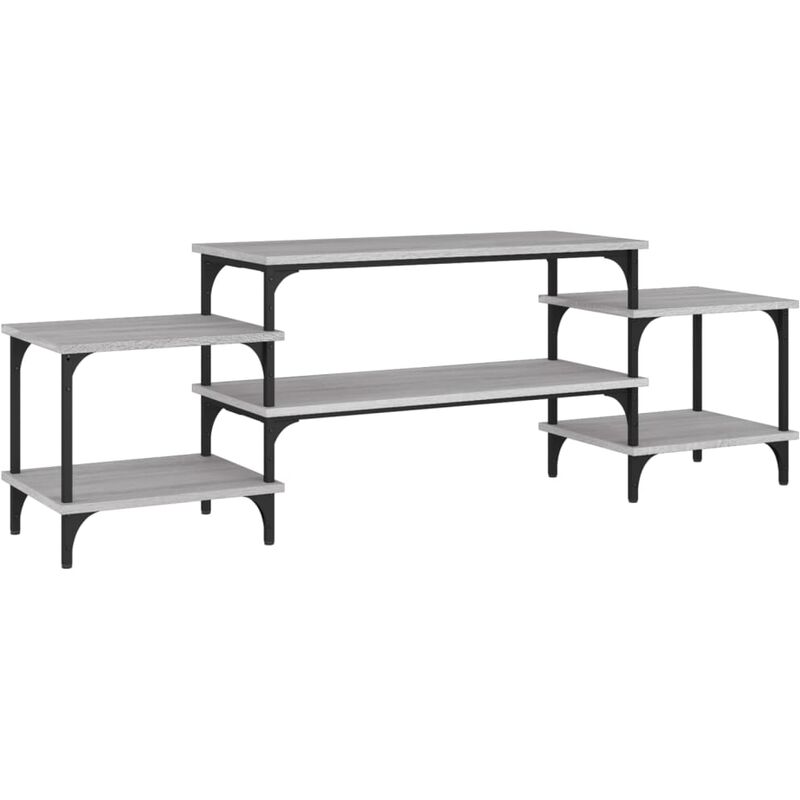 Tv Cabinet Grey Sonoma 157x35x52 cm Engineered Wood Vidaxl