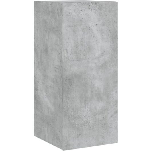 Tv Wall Cabinet with led Lights Concrete Grey 30.5x35x70 cm Vidaxl