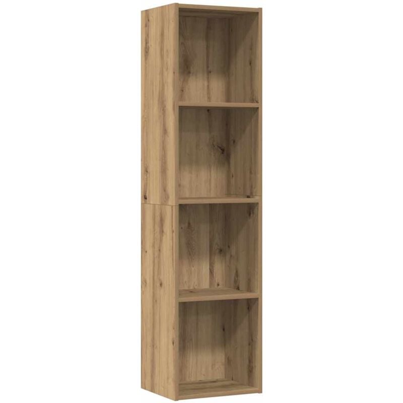 Vidaxl - Book Cabinet/TV Cabinet Old Wood 36x30x143cm Engineered Wood