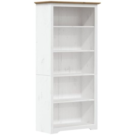 Vidaxl - Bookcase bodo Brown 80x38x180 cm Solid Wood Pine 5-Tier