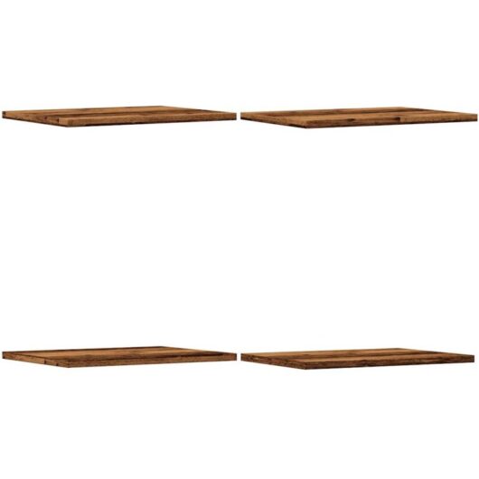 Vidaxl - Bookshelf Boards 4 pcs Old Wood 40x30x1.5 cm Engineered Wood