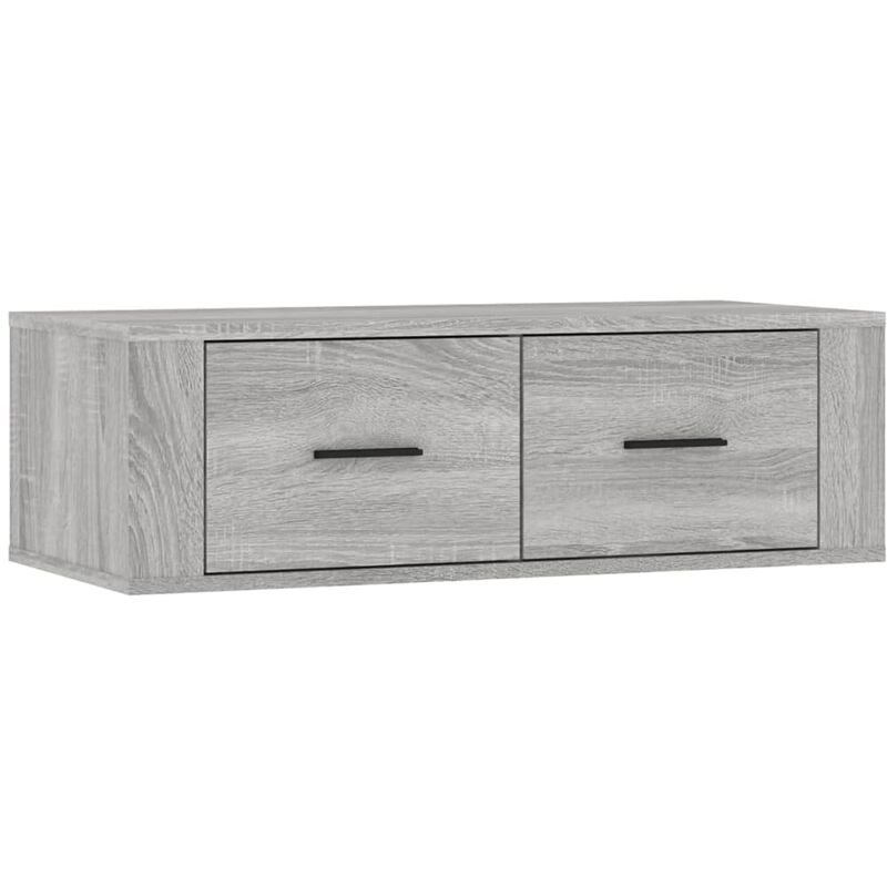 Vidaxl - Hanging tv Cabinet Grey Sonoma 80x36x25 cm Engineered Wood