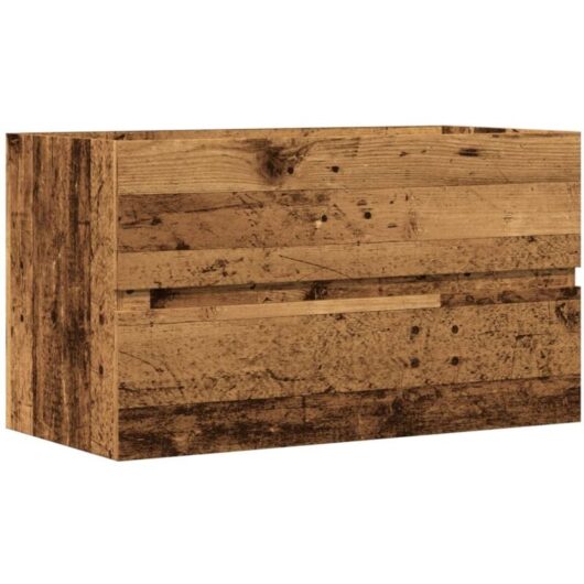 Vidaxl - Sink Cabinet Old Wood 90x38.5x45 cm Engineered Wood
