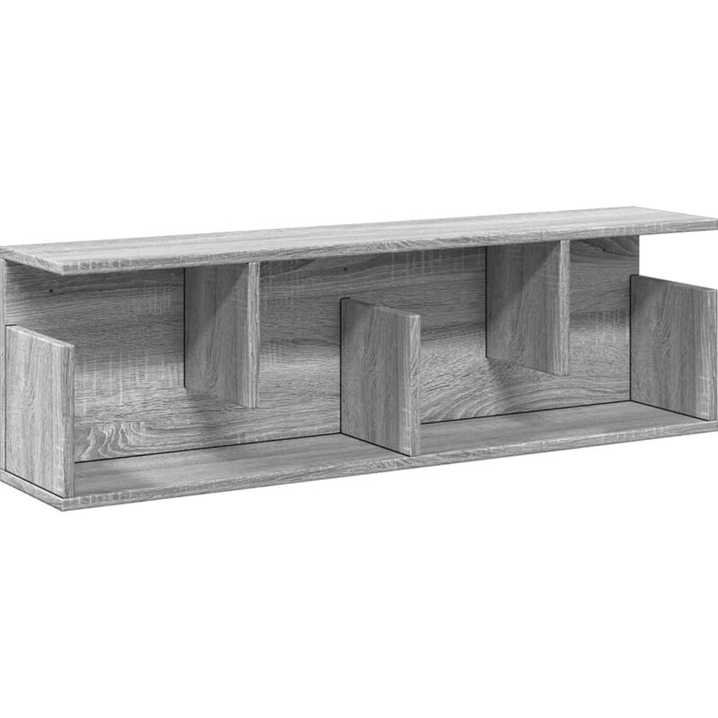 Vidaxl - Wall Cabinet 100x20x30 cm Grey Sonoma Engineered Wood