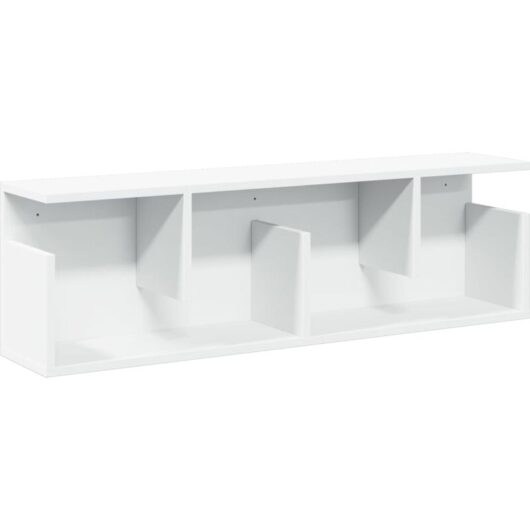 Vidaxl - Wall Cabinet 100x20x30 cm White Engineered Wood