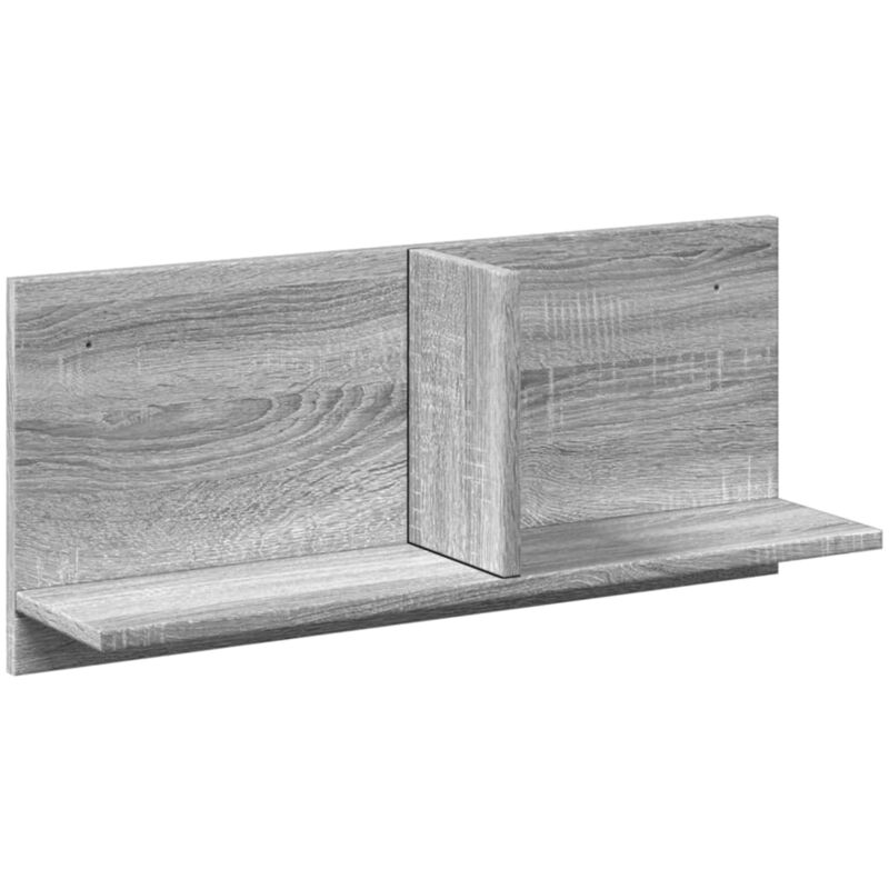 Vidaxl - Wall Cabinet 70x16.5x30 cm Grey Sonoma Engineered Wood