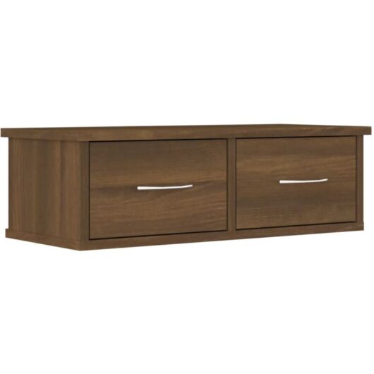 Vidaxl - Wall Cabinet Brown Oak 60x26x18.5 cm Engineered Wood