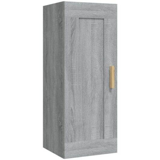 Vidaxl - Wall Cabinet Grey Sonoma 35x34x90 cm Engineered Wood