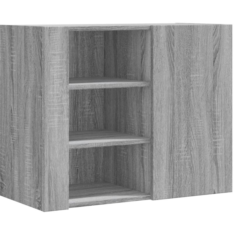 Vidaxl - Wall Cabinet Grey Sonoma 75x35x60 cm Engineered Wood