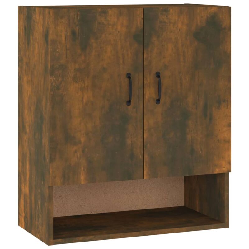 Vidaxl - Wall Cabinet Smoked Oak 60x31x70 cm Engineered Wood