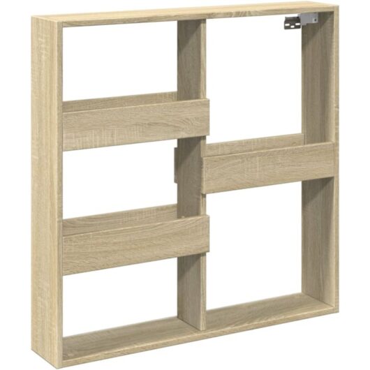 Vidaxl - Wall Cabinet Sonoma Oak 80x15x80 cm Engineered Wood